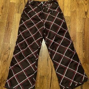 Cherokee Plaid Snow Pants